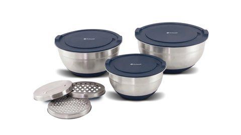 Набір мисок для кемпінгу Outwell Chef Bowl Set with Lids and Graters 651173 фото