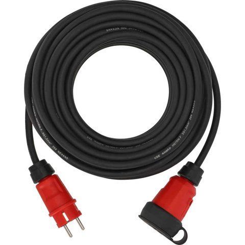 Подовжувач кабельний 25 м Brennenstuhl Professional H07RN-F 3G1.5мм&sup2; 230V 16A чорний 9161250110 фото