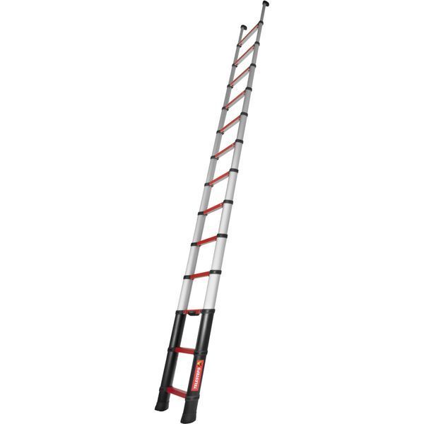 Телескопічна драбина TELESTEPS Rescue Line 13 сходинок 4.1 м червона 72741-521 фото