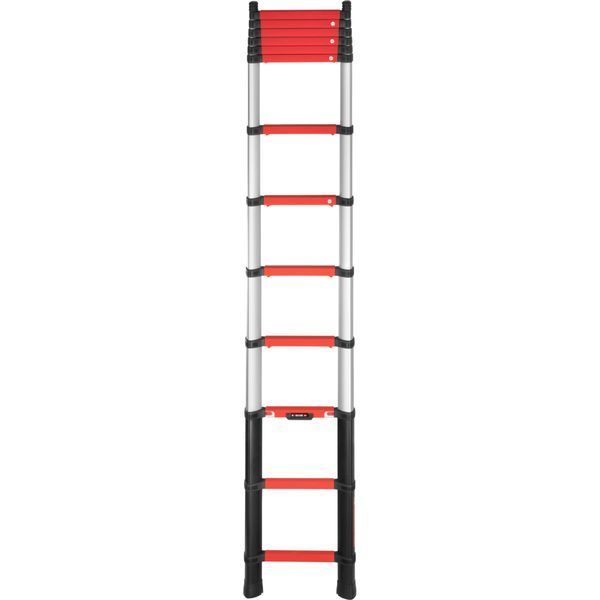 Телескопічна драбина TELESTEPS Rescue Line 13 сходинок 4.1 м червона 72741-521 фото