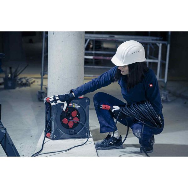 Подовжувач кабельний 25 м Brennenstuhl Professional H07RN-F 3G1.5мм&sup2; 230V 16A чорний 9161250110 фото