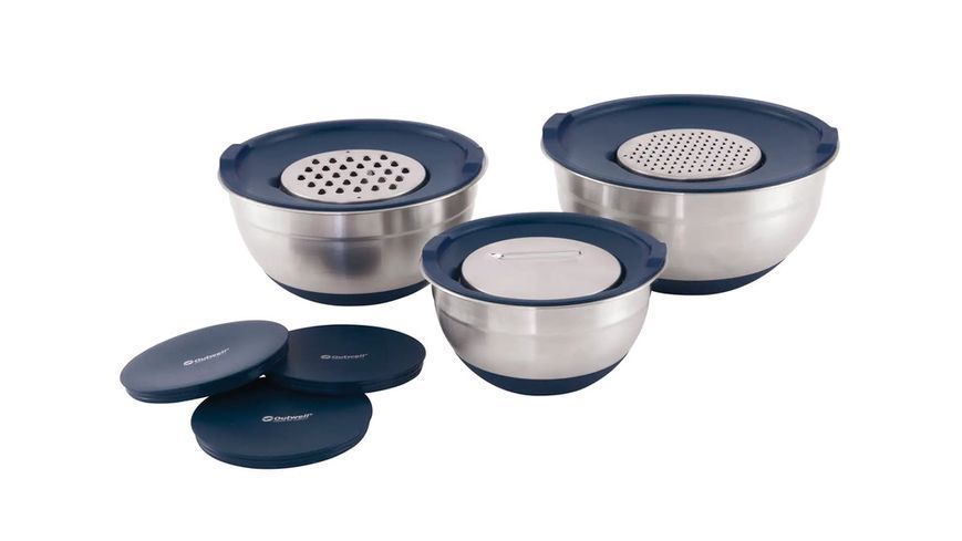 Набір мисок для кемпінгу Outwell Chef Bowl Set with Lids and Graters 651173 фото