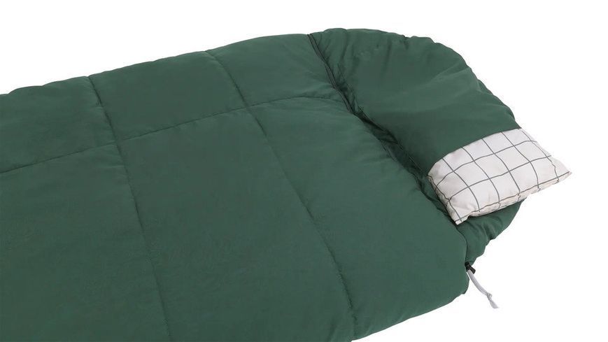 Спальний мішок Outwell Camper Prime Green +5&deg;C/0&deg;C/-15&deg;C Ковдра 2-3-сезонний 230499 фото