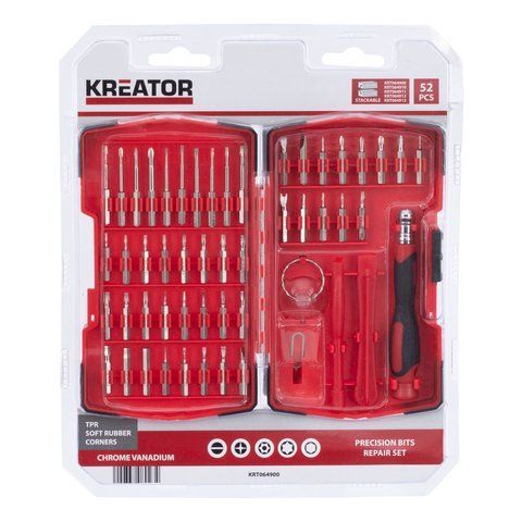 Набір прецизійних біт 52шт Kreator KRT064900 фото
