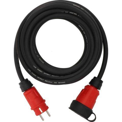 Подовжувач кабельний 10 м Brennenstuhl Professional H07RN-F 3G2.5мм&sup2; 230V 16A чорний 9162100110 фото