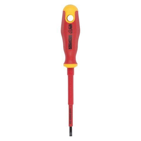 Викрутка діелектрична CrV 100мм SL4 vde Kreator KRT401203 фото