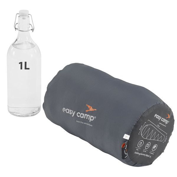 Спальний мішок кокон Easy Camp дитячий Starling Black Jr 8&deg;C 1-2 сезони 240204 фото