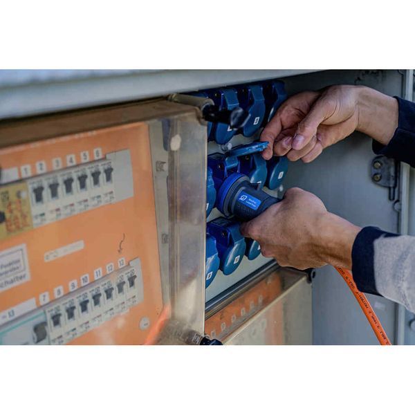 Подовжувач адаптер силовий 3 м Brennenstuhl CEE/CEE+Shuko H07RN-F 3G2.5мм&sup2; 230V 16A помаранчевий 1167650503 фото