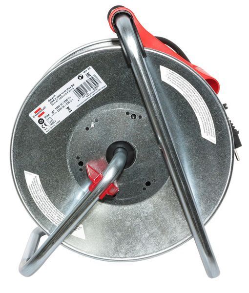 Подовжувач на котушці 50 м Brennenstuhl Garant-S 3 розетки 3300 Вт 220 В 16 А IP44 AT-N05V3V3-F 3G1,5мм&sup2; чорний 1198590 фото