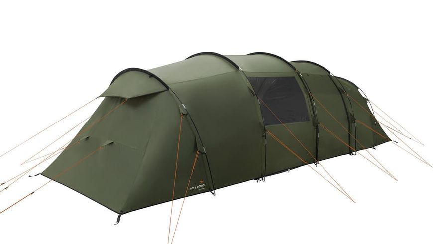 Намет сімейний на 8 осіб Easy Camp Leka Twin на осіб 2000 мм 2 спальні з тамбуром 120493 фото