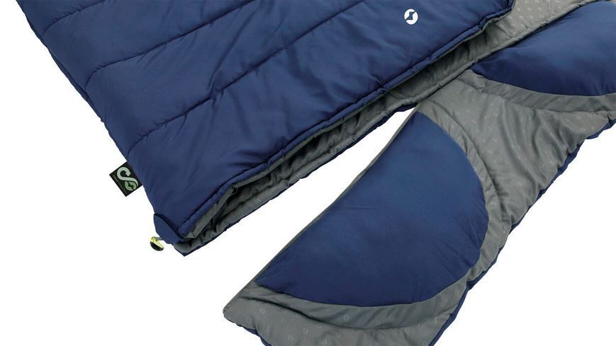 Спальний мішок ковдра Outwell Contour Lux Imperial Blue 1&deg;C/5&deg;C/22&deg;C 3 сезони 230438 фото