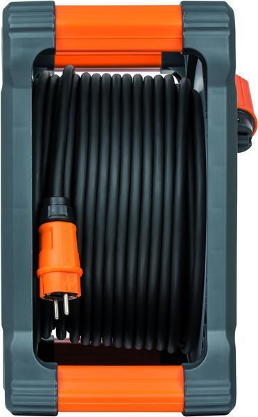 Подовжувач на котушці 50 м Professional Line 4 розетки 3300 Вт 220 В 16 А IP44 H07RN-F 3G1,5мм&sup2; чорний 9201500100 фото