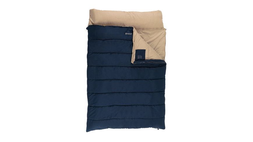 Спальний мішок двомісний Outwell Contour Lux Double Deep Blue +1&deg;C/-5&deg;C/-22&deg;C Ковдра Літо/зима 3-сезонний 230492 фото