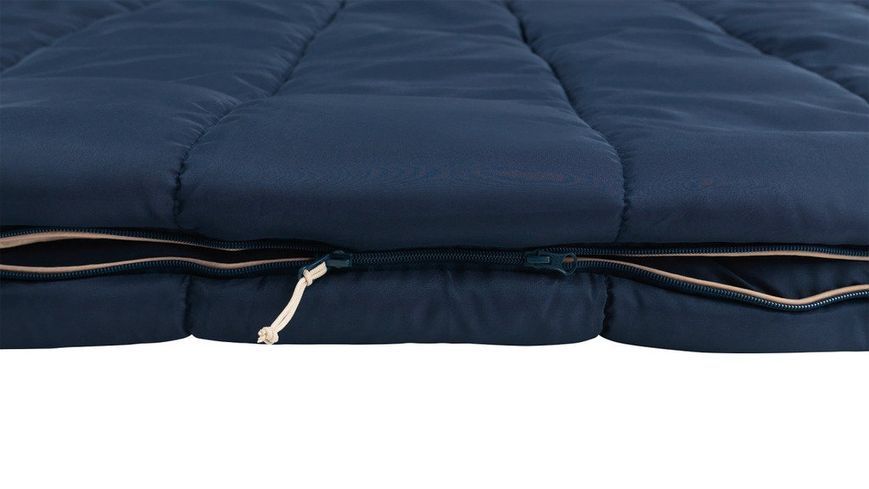 Спальний мішок двомісний Outwell Contour Lux Double Deep Blue +1&deg;C/-5&deg;C/-22&deg;C Ковдра Літо/зима 3-сезонний 230492 фото