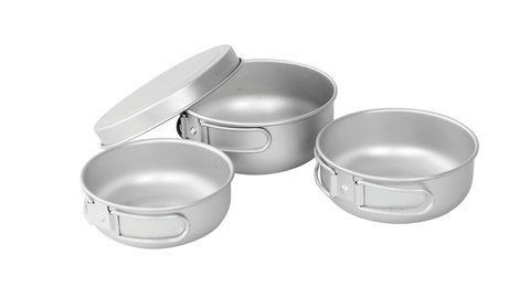 Набір для приготування їжі алюмінієвий Easy Camp Adventure Ultra Light Cook Set 4 предмети 680267 фото