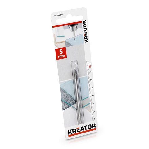 Свердло по плитці та склу &Oslash; 5x68mm Kreator KRT011103 фото