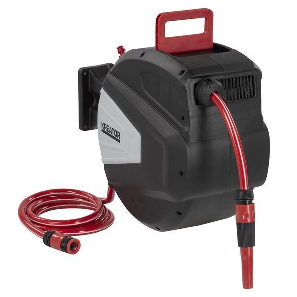 Котушка зі шлангом для поливу 20м O 1/2" Kreator KRTGR6713 фото