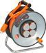 Подовжувач на котушці 50 м Professional Line SteelCore 4 розетки 3300 Вт 220 В 16 А IP44 H07BQ-F 3G1,5мм&sup2; помаранчевий фото 1