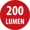 Світловий потік 200 Лм