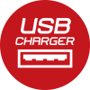 Зручна зарядка без адаптера живлення можлива за допомогою USB-зарядного пристрою
