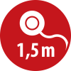 Довжина шнура виносного вимикача 1,5 метра